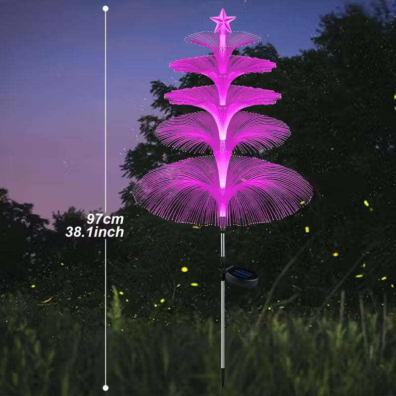 Luces Solares de Medusa, Iluminación LED de 7 Colores