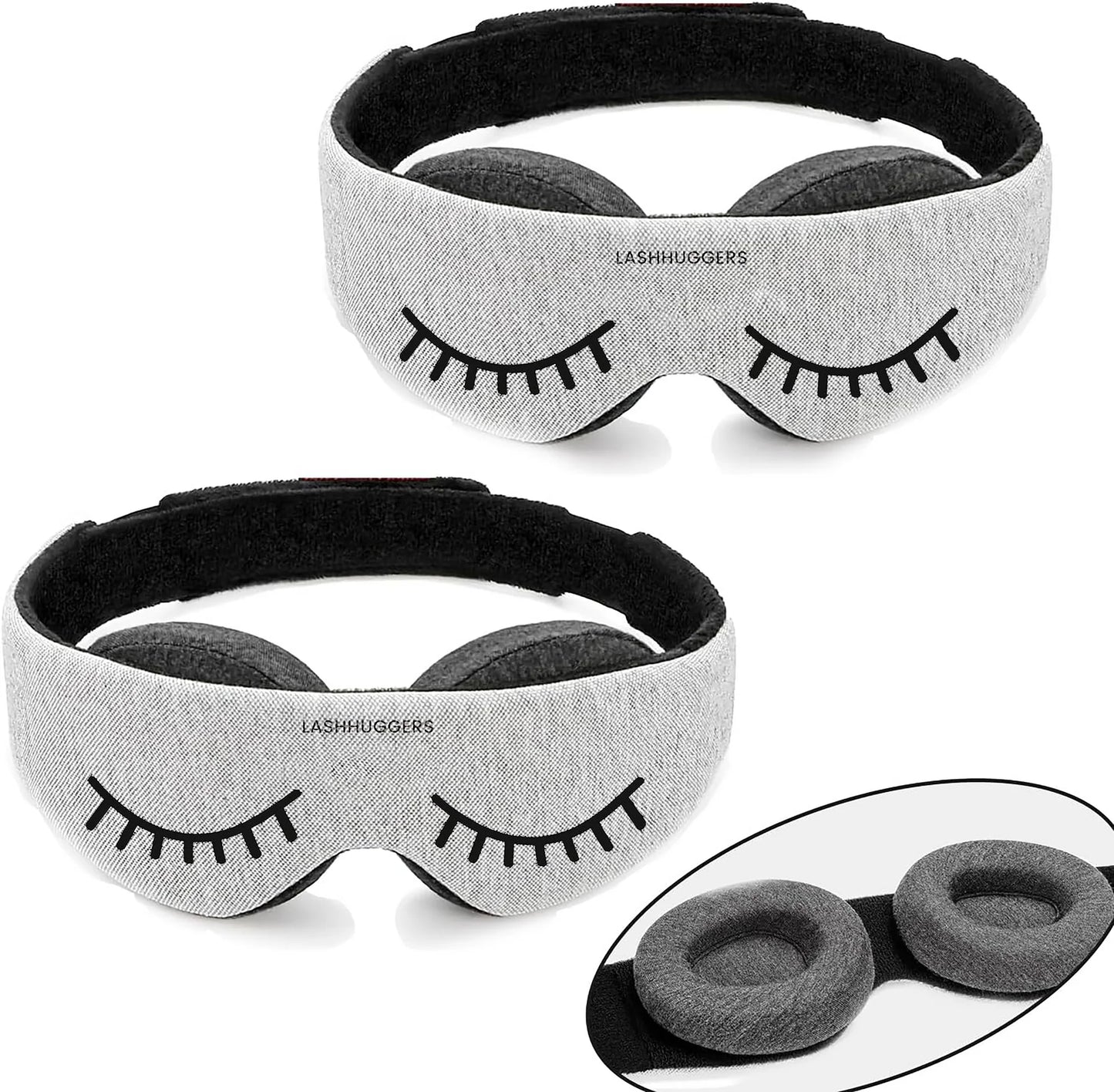 Antifaz para dormir con extensión de pestañas